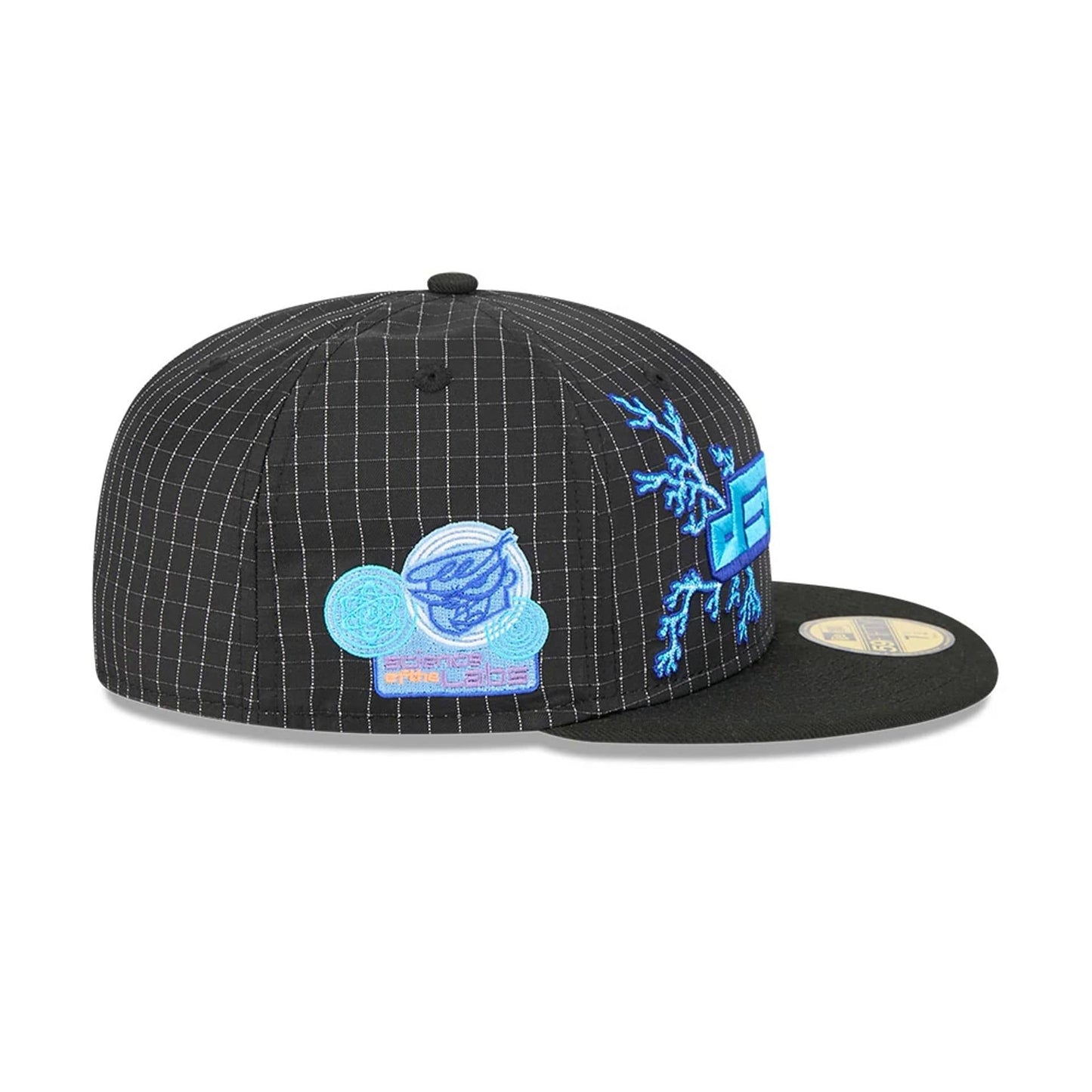 Pictured is this Dexter's Laboratory 59FIFTY Fitted cap in Black. 5