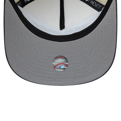 Pictured is this MLB Metallic Logo New York Yankees 19TWENTY cap in cream. 2
