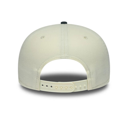 Pictured is this NFL Metallic Logo Las Vegas Raiders 19TWENTY cap in cream. 5