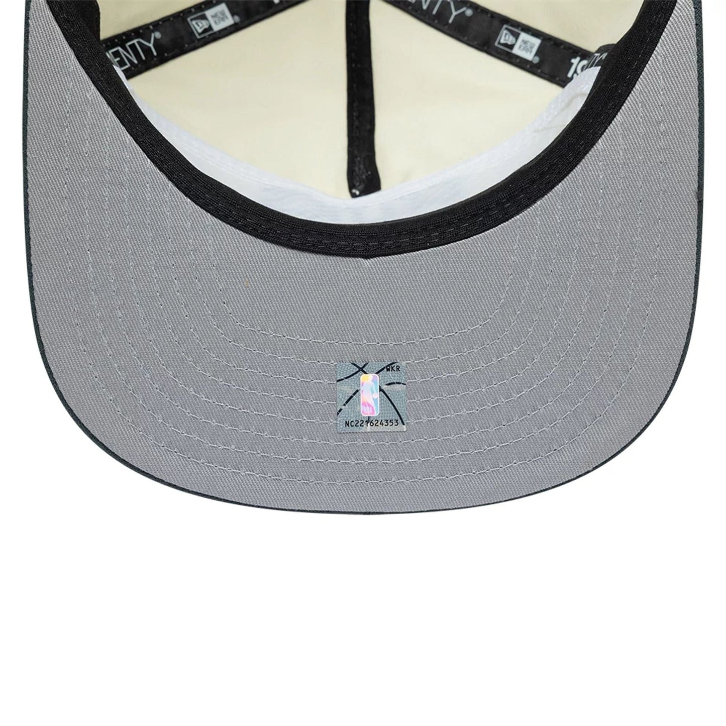 Pictured is this NBA Metallic Logo Boston Celtics 19TWENTY cap in cream. 2