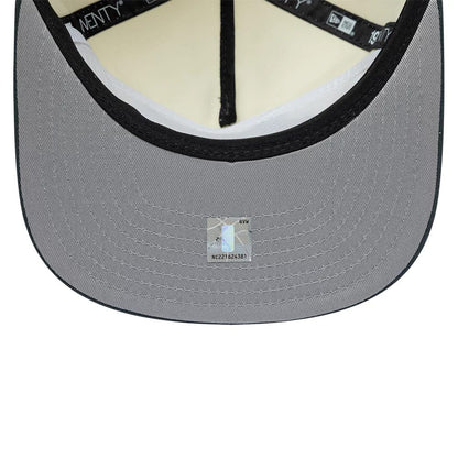 Pictured is this NBA Metallic Logo LA Lakers 19TWENTY cap in cream. 2