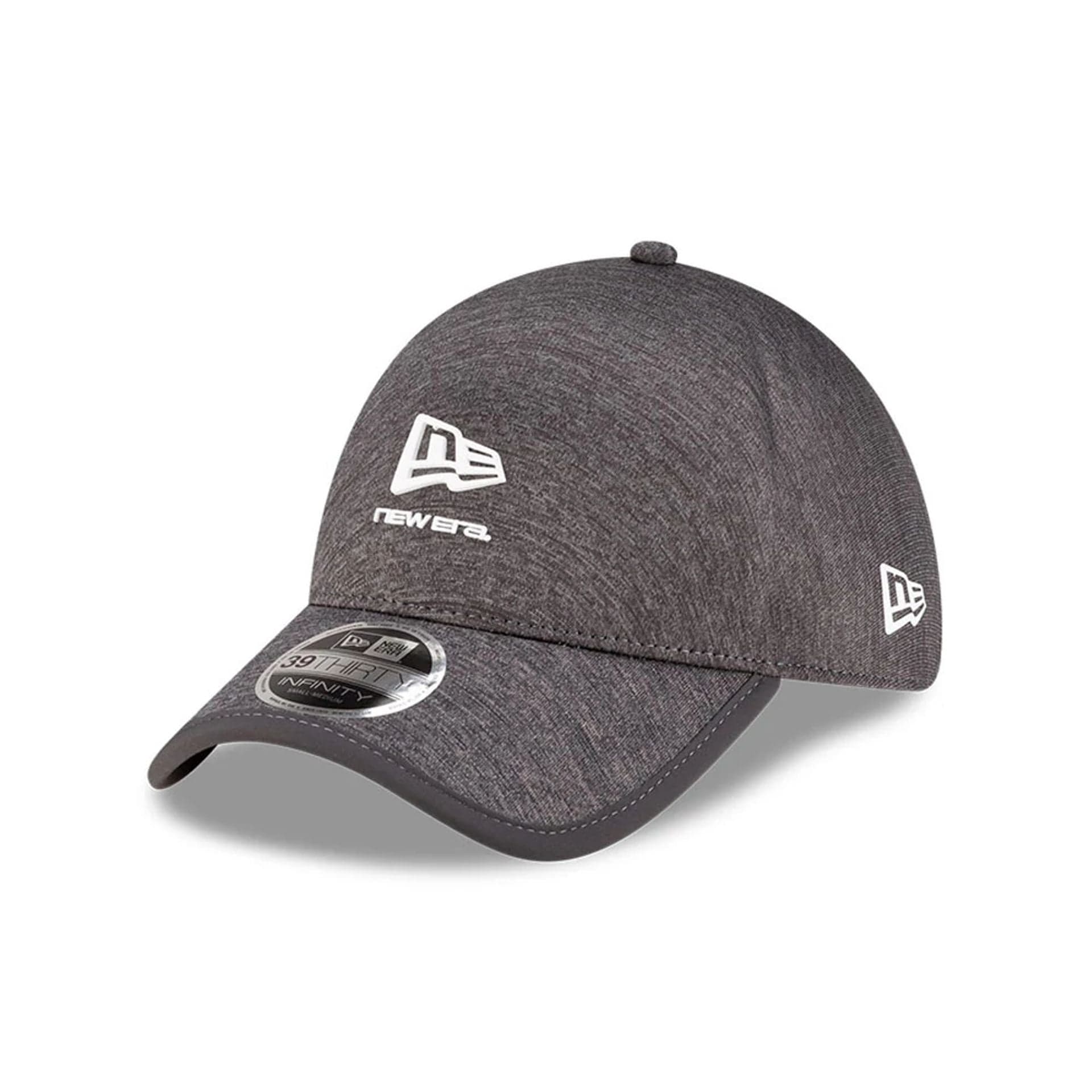Pictured is this New Era 39THIRTY Infinity Stretch Fit cap in dark grey. 1