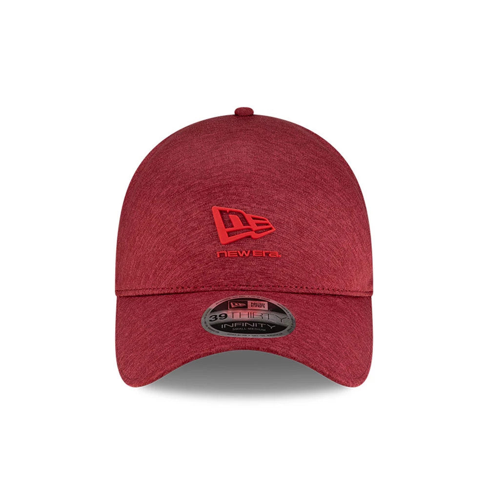 Pictured is this New Era 39THIRTY Infinity Stretch Fit cap in dark red. 2