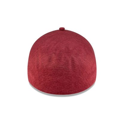Pictured is this New Era 39THIRTY Infinity Stretch Fit cap in dark red. 4