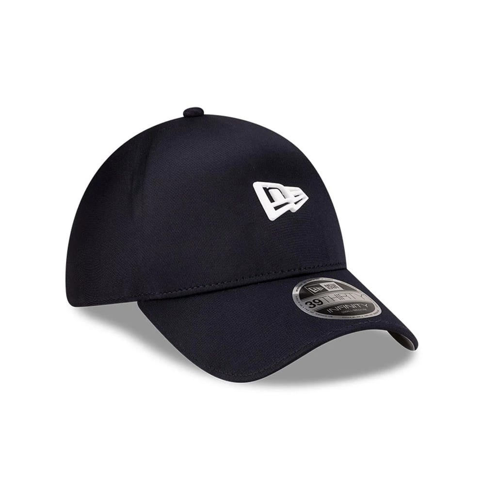 Pictured is this New Era 39THIRTY Infinity Stretch Fit cap in navy. 4