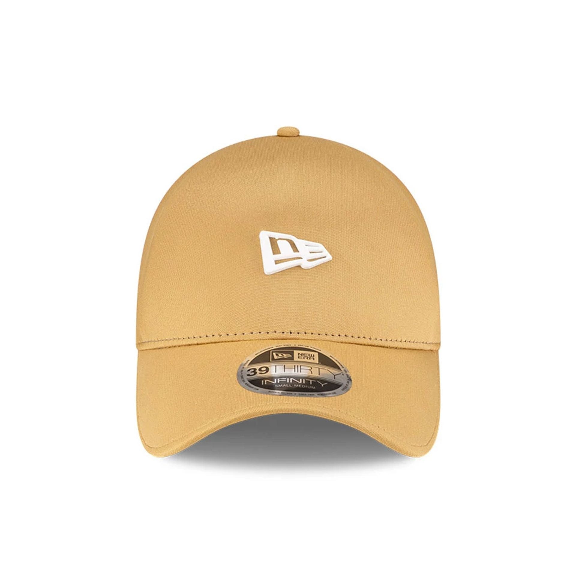 Pictured is this New Era 39THIRTY Infinity Stretch Fit cap in beige. 3