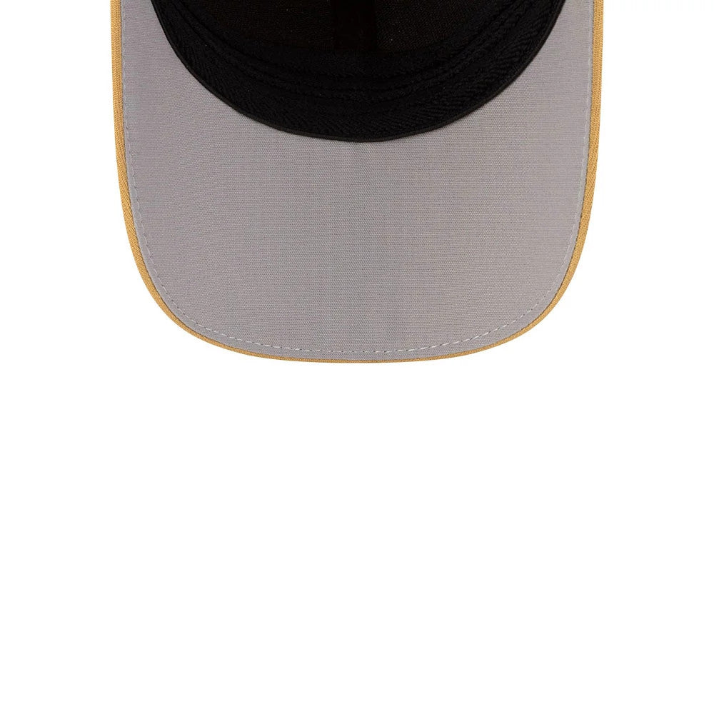 Pictured is this New Era 39THIRTY Infinity Stretch Fit cap in beige. 2