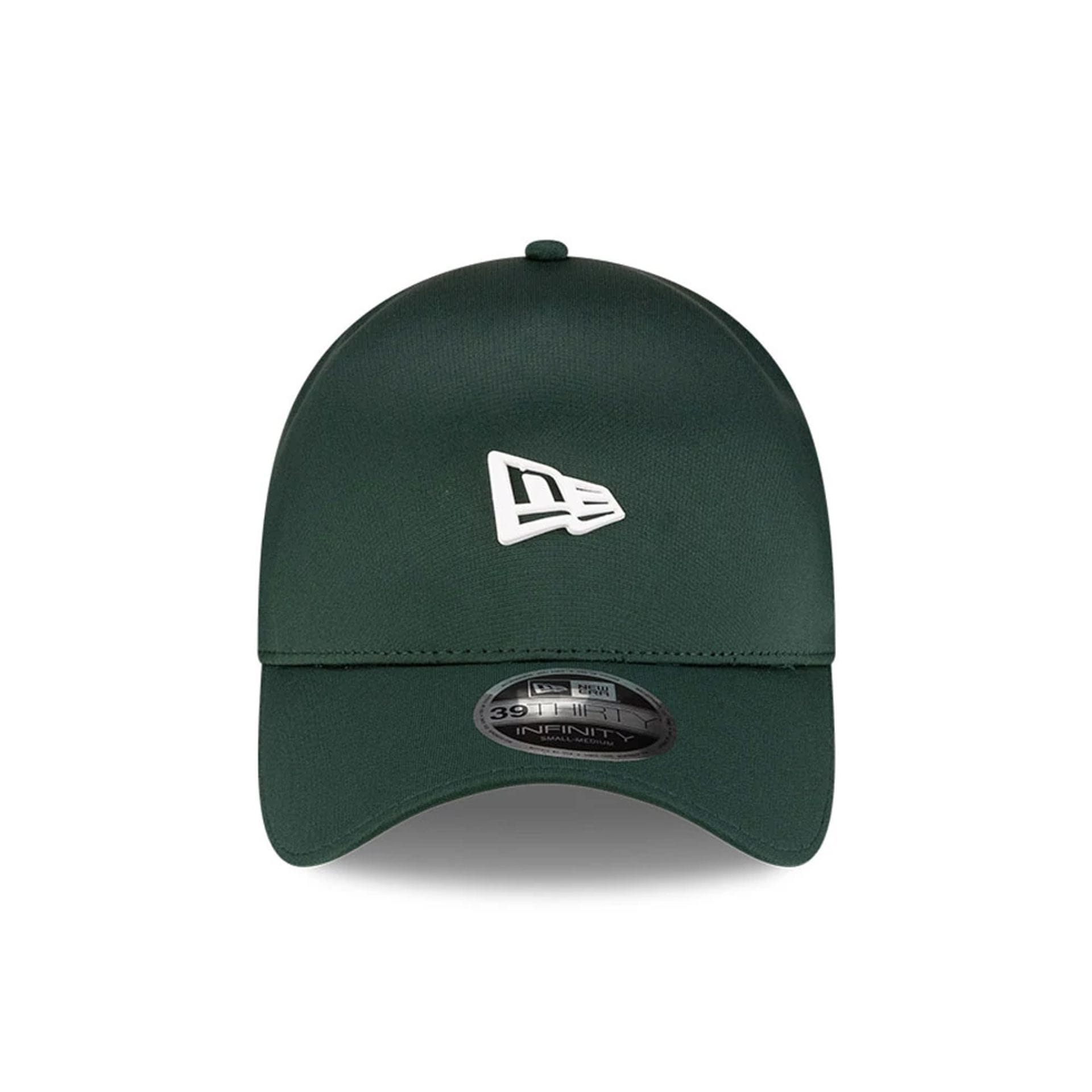 Pictured is this New Era 39THIRTY Infinity Stretch Fit cap in dark green. 3