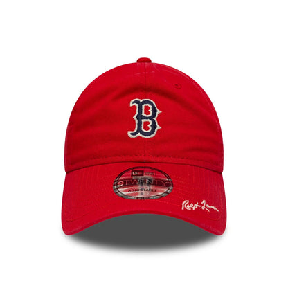 Pictured is this Ralph Lauren X MLB Boston Red Sox 9TWENTY cap in red. 3