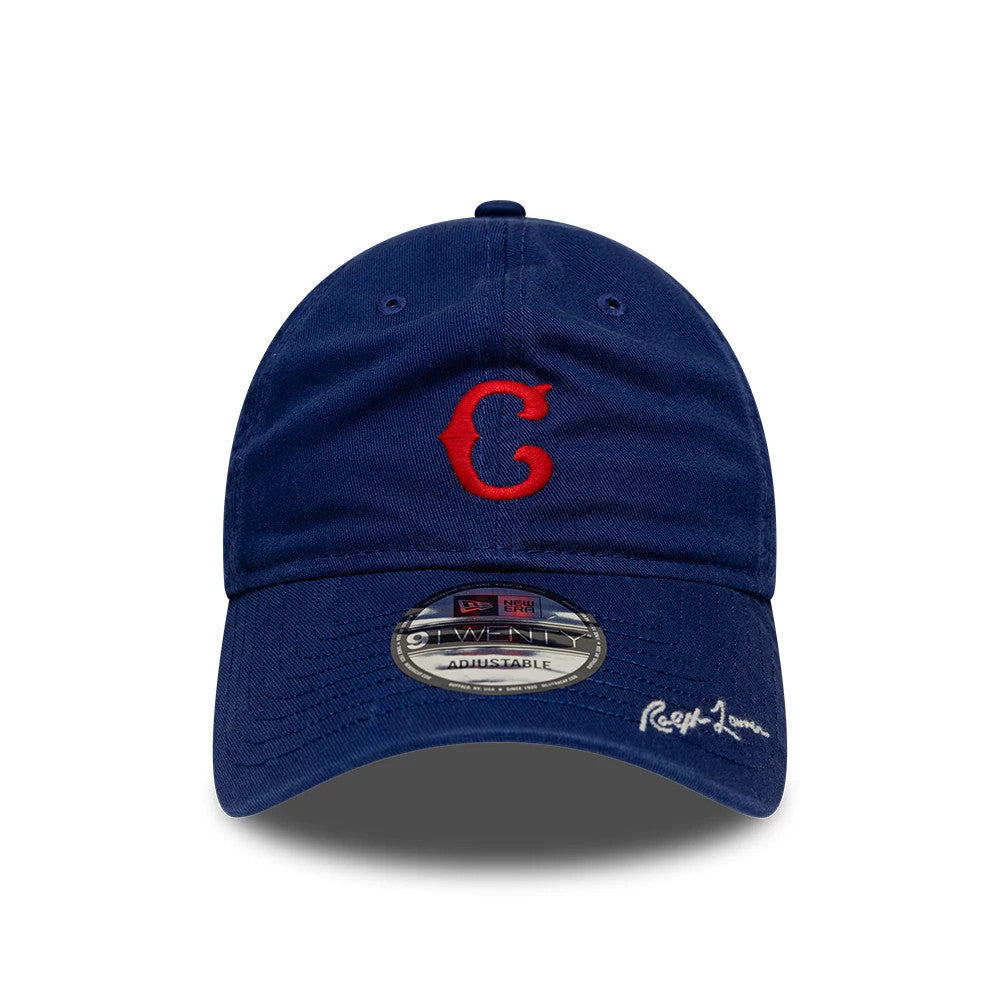 Pictured is this Ralph Lauren X MLB Chicago Cubs 9TWENTY cap in dark blue. 3