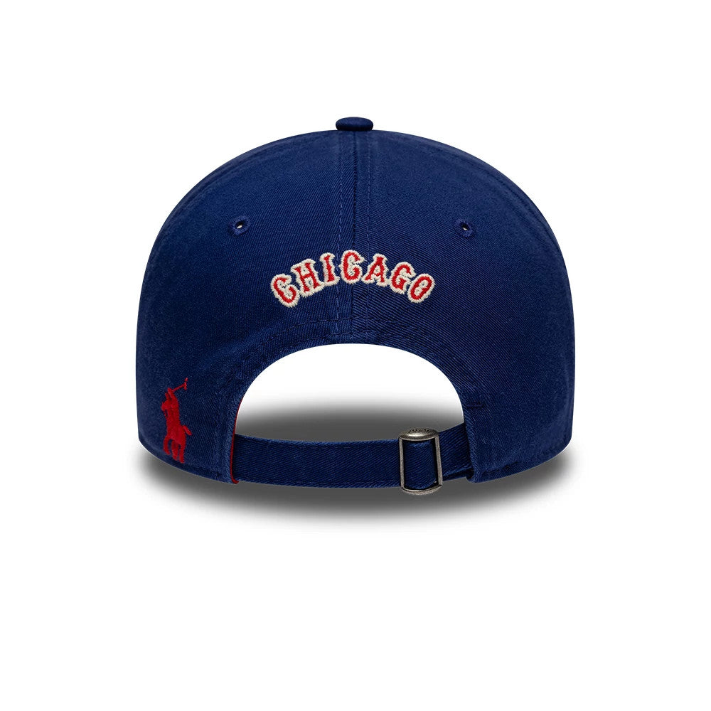 Pictured is this Ralph Lauren X MLB Chicago Cubs 9TWENTY cap in dark blue. 2
