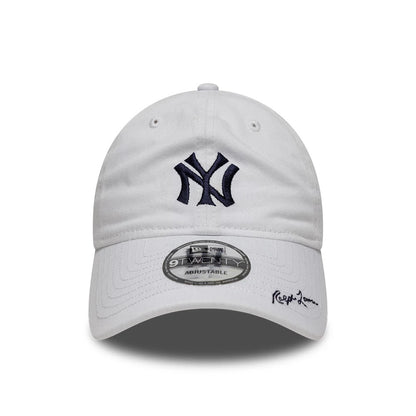 Pictured is this Ralph Lauren X MLB New York Yankees 9TWENTY cap in white. 3