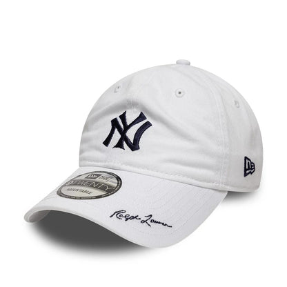 Pictured is this Ralph Lauren X MLB New York Yankees 9TWENTY cap in white. 1