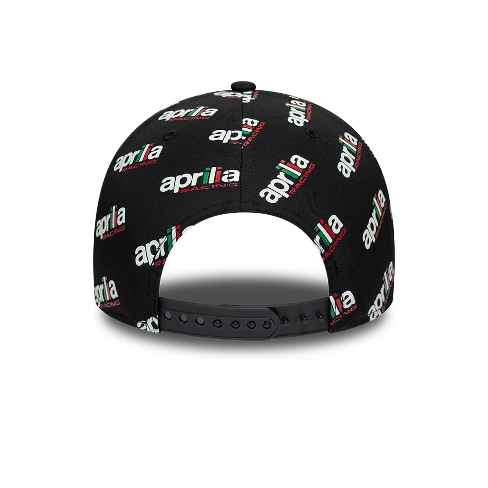 Pictured is this Aprilia All Over Print 9FORTY cap in black. 4