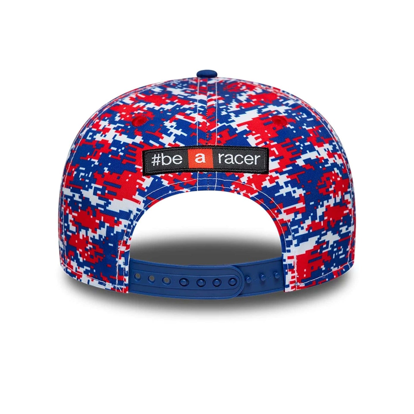Pictured is this Aprilia Replica Marco Bezzecchi Le Mans Race Special 9SEVENTY Stretch Snap cap in blue. 4