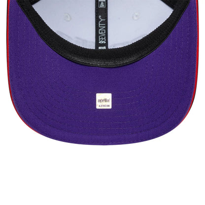 Pictured is this Aprilia Team 9SEVENTY Stretch Snap cap in white. 2