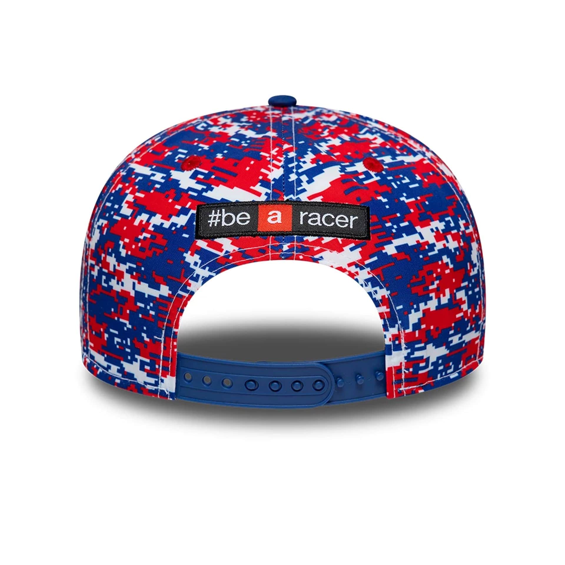 Pictured is this Aprilia Replica Jorge Martin Le Mans Race Special 9SEVENTY Stretch Snap cap in blue. 4