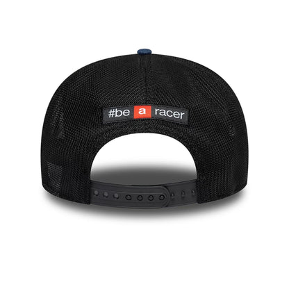 Pictured is this Aprilia Replica Austin Race Special 9SEVENTY Stretch Snap cap in blue. 5