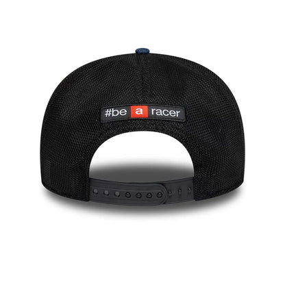 Pictured is this Aprilia Replica Marco Bezzecchi Austin Race Special 9SEVENTY Stretch Snap cap in blue. 4