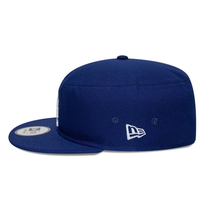 Pictured is this MLB Poly LA Dodgers Pillbox Adjustable cap in dark blue. 4