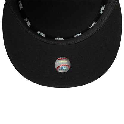 Pictured is this MLB Poly Chicago White Sox Pillbox Adjustable cap in black. 7