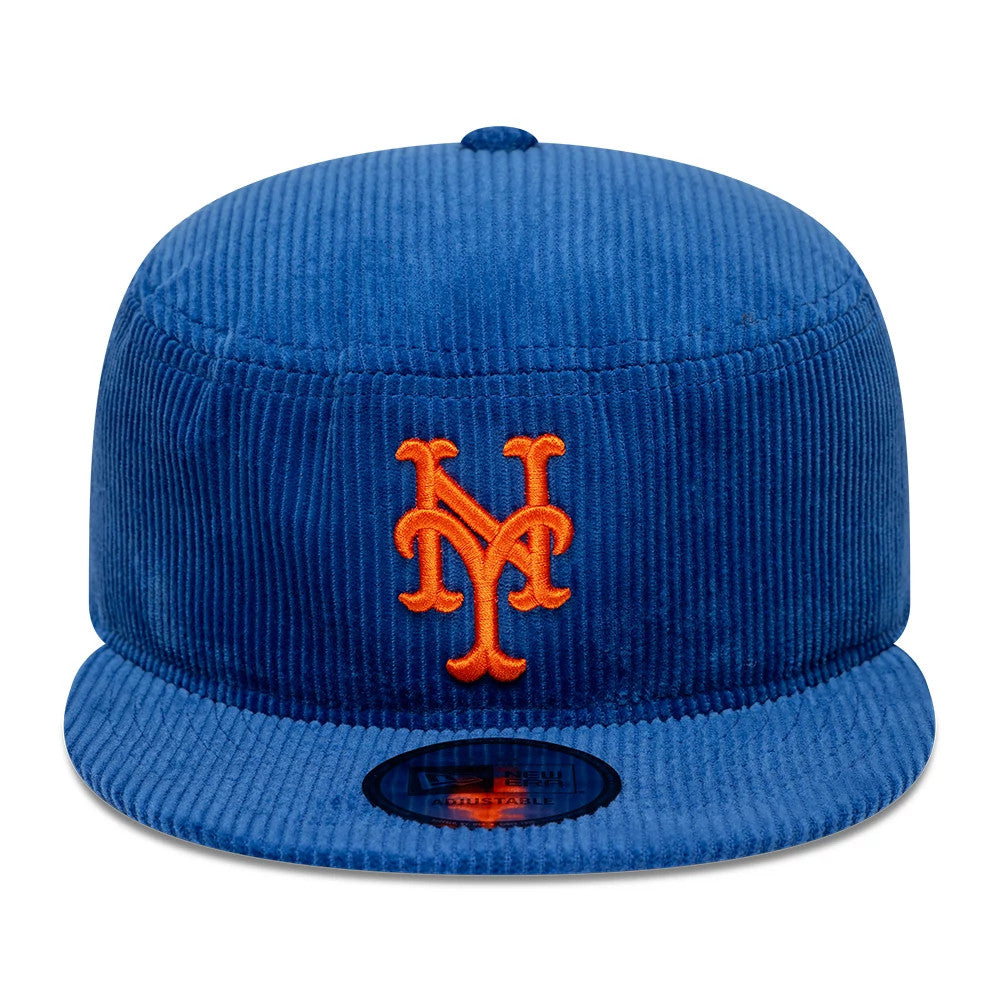 Pictured is this MLB Cord New York Mets Pillbox Adjustable cap in blue. 2