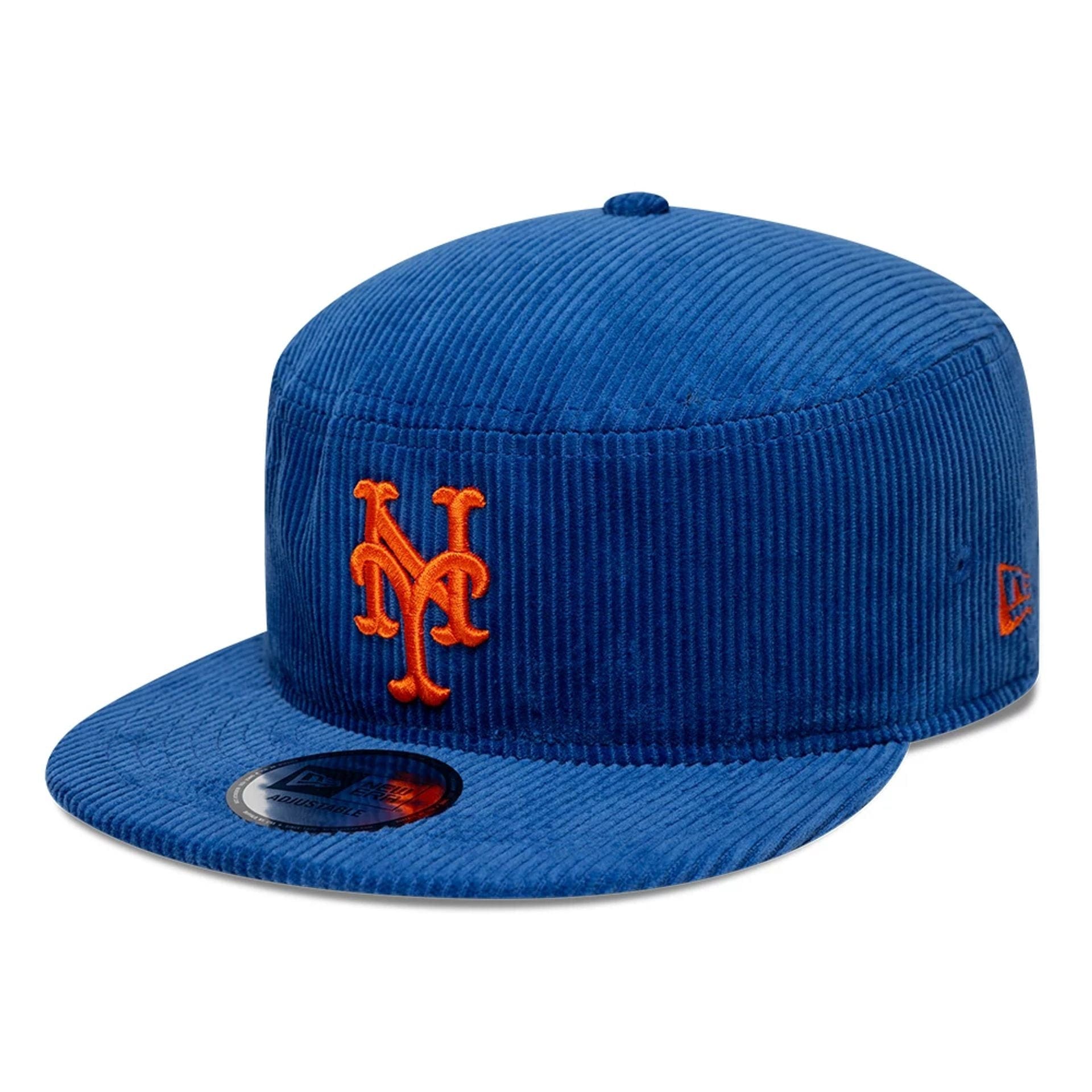 Pictured is this MLB Cord New York Mets Pillbox Adjustable cap in blue. 1