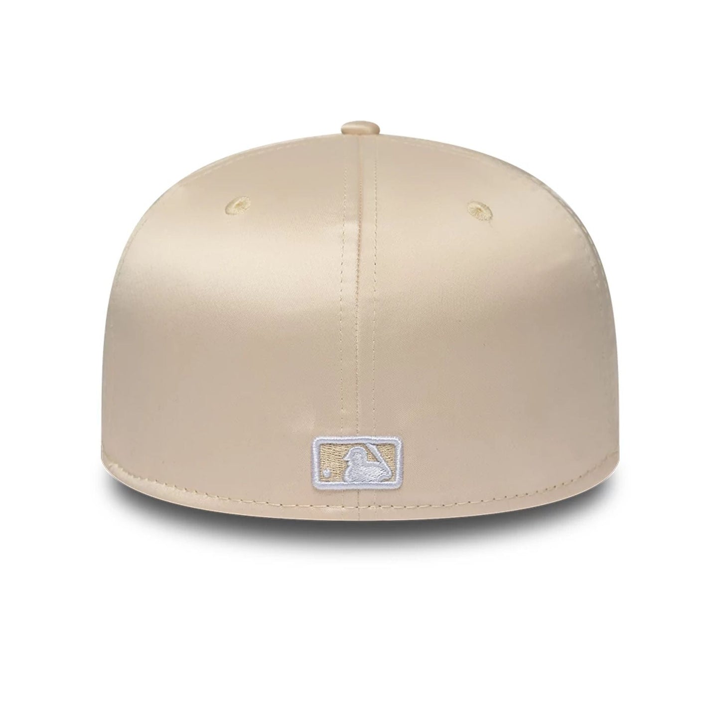 Pictured is this MLB Satin LA Dodgers 59FIFTY Fitted cap in white. 4