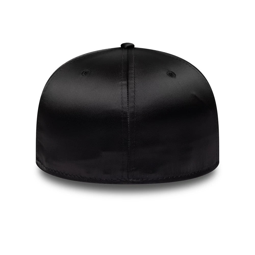 Pictured is this New Era Satin 59FIFTY Fitted cap in black. 6
