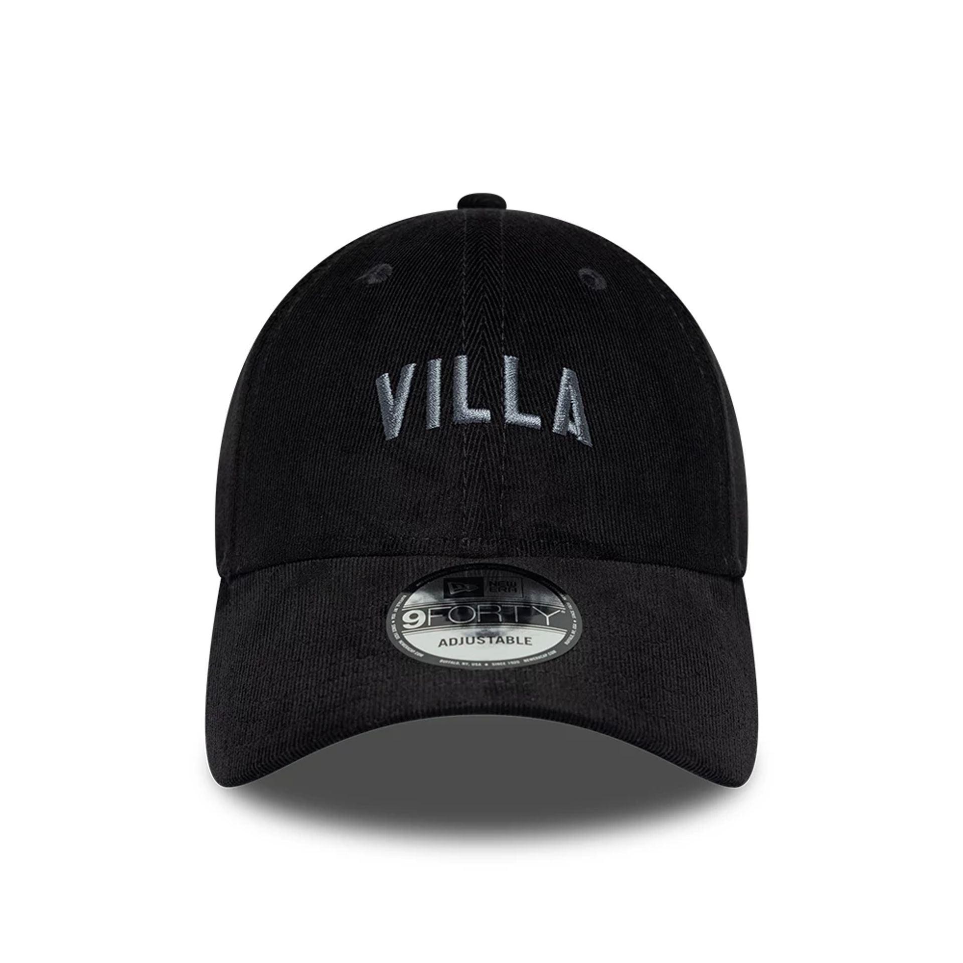 Pictured is this Aston Villa FC Cord 9FORTY cap in black. 2