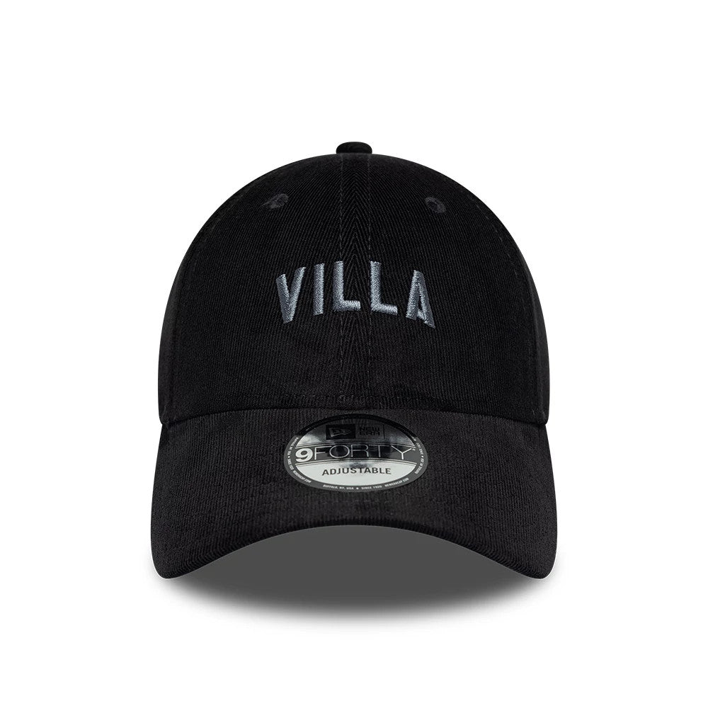Pictured is this Aston Villa FC Cord 9FORTY cap in black. 2