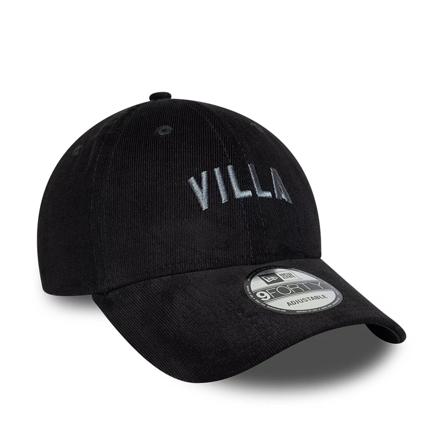 Pictured is this Aston Villa FC Cord 9FORTY cap in black. 3