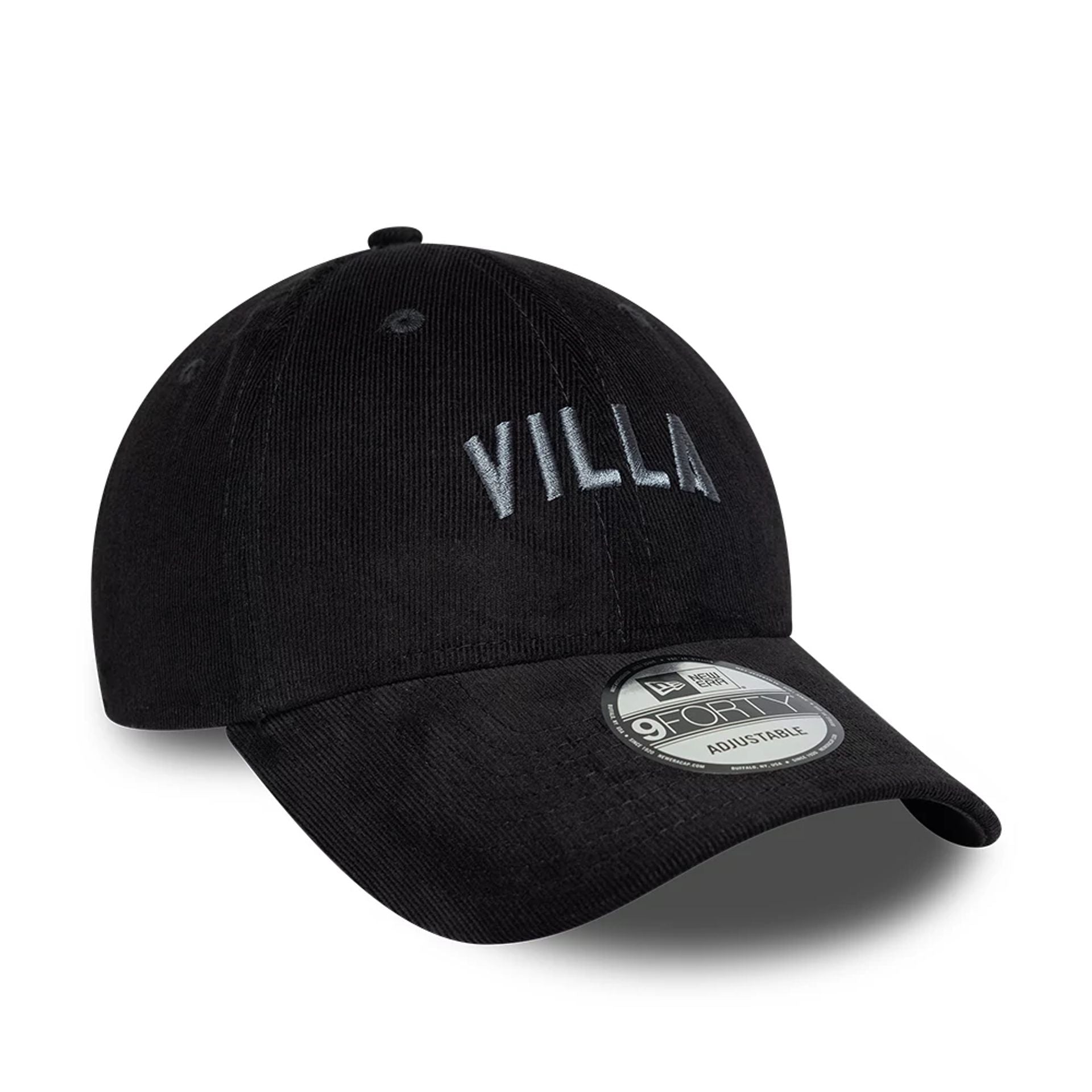 Pictured is this Aston Villa FC Cord 9FORTY cap in black. 3