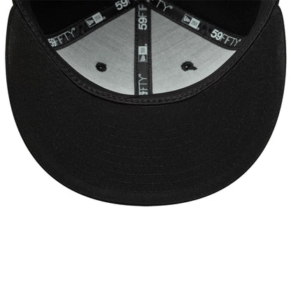 Pictured is this Twojeys X New Era 59FIFTY Fitted cap in black. 7