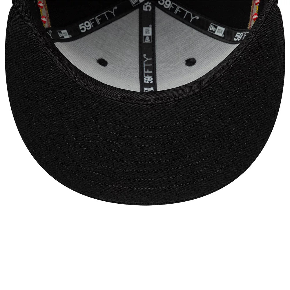 Pictured is this New Era Carousel 59FIFTY Fitted cap in black. 7