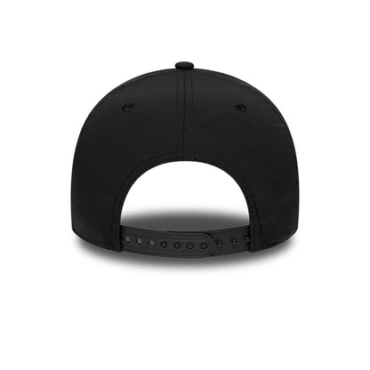 Pictured is this MLB Recycled New York Yankees 9FORTY E-Frame  cap in Black On Black. 6