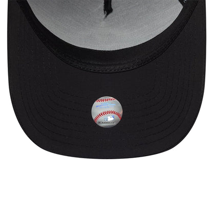 Pictured is this MLB Recycled New York Yankees 9FORTY A-Frame cap in Black On Black. 7