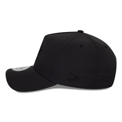 Pictured is this MLB Recycled New York Yankees 9FORTY A-Frame cap in Black On Black. 4