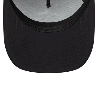 Pictured is this MLB Recycled Chicago White Sox 9FORTY A-Frame cap in Black On Black. 7