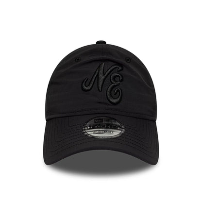 Pictured is this New Era Recycled 9TWENTY cap in Black On Black. 2