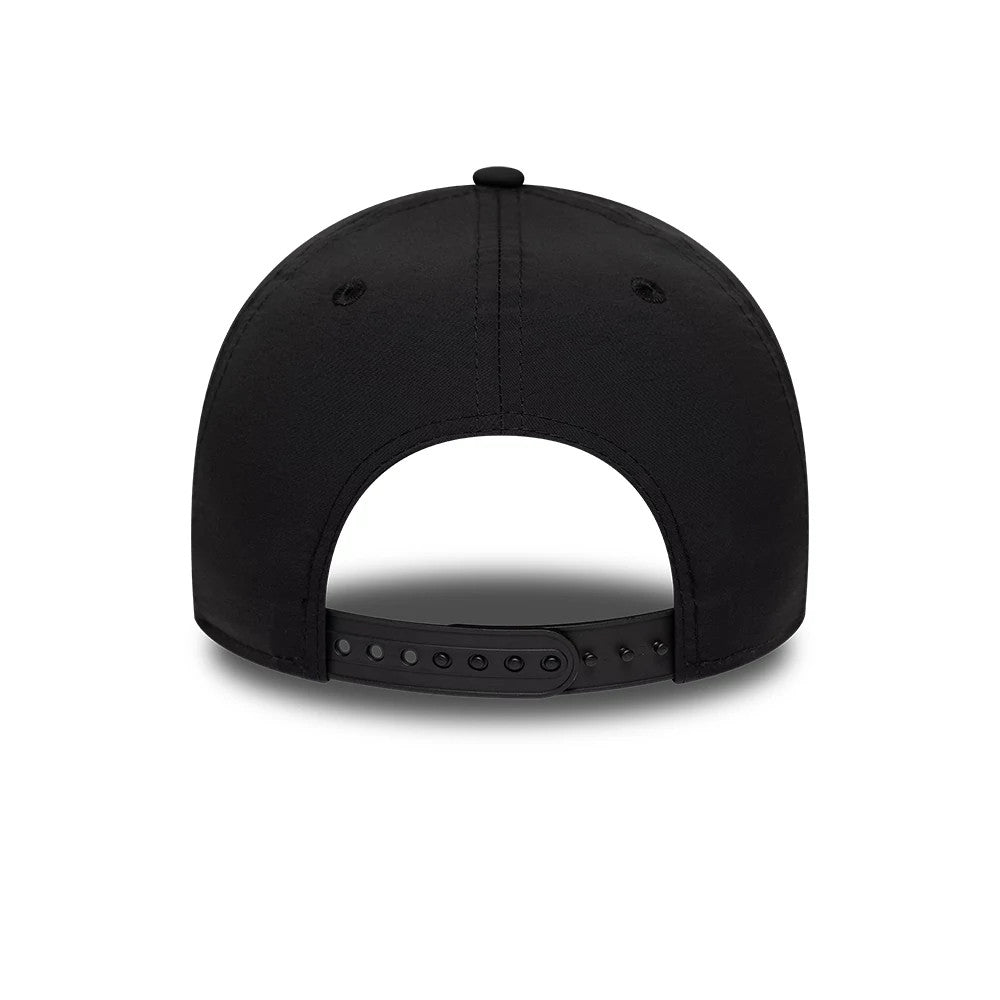 Pictured is this MLB Recycled LA Dodgers 9FORTY E-Frame cap in Black On Black. 6