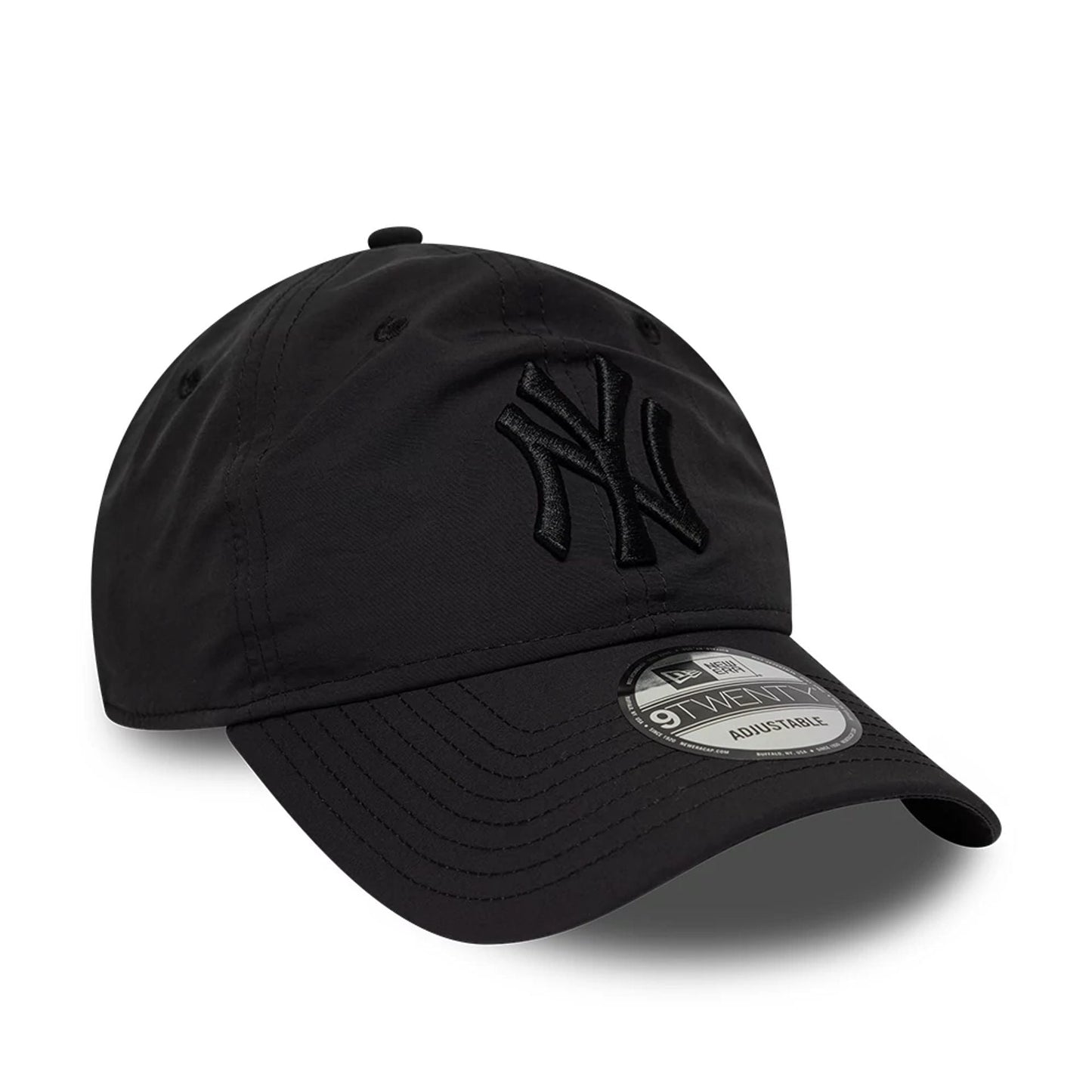 Pictured is this MLB Recycled New York Yankees 9TWENTY cap in Black On Black. 3