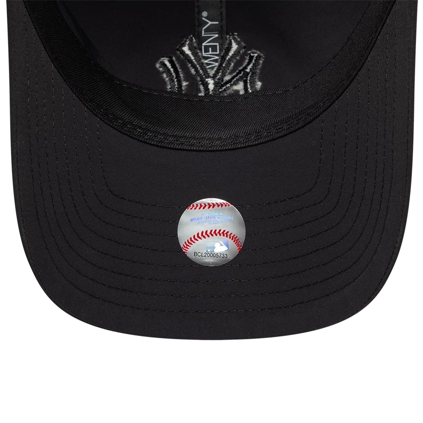 Pictured is this MLB Recycled New York Yankees 9TWENTY cap in Black On Black. 7