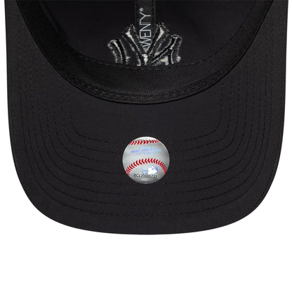 Pictured is this MLB Recycled New York Yankees 9TWENTY cap in Black On Black. 7