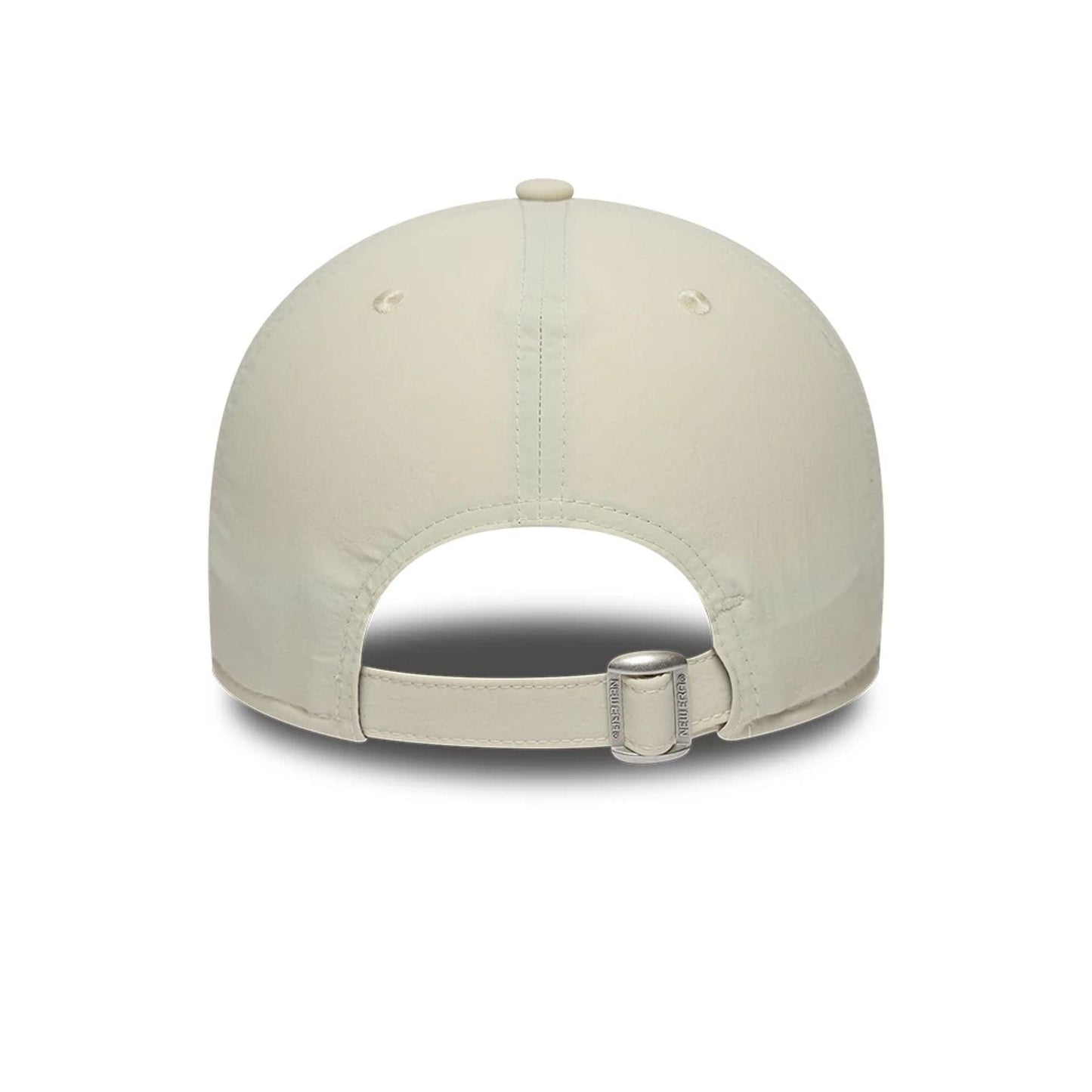 Pictured is this New Era Mini Logo Recycled 9FORTY cap in light beige. 6
