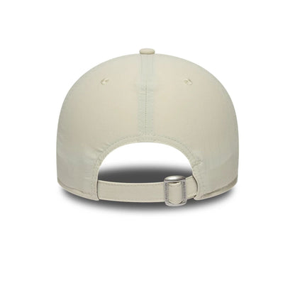 Pictured is this New Era Mini Logo Recycled 9FORTY cap in light beige. 6