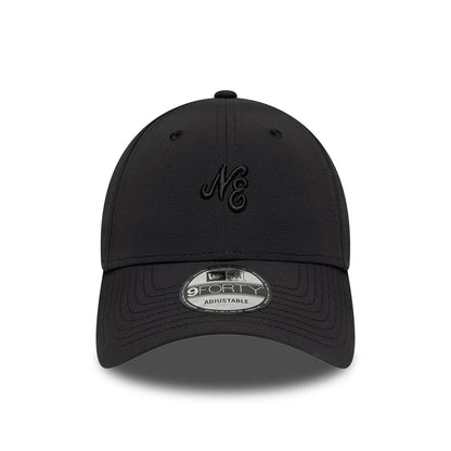 Pictured is this New Era Mini Logo Recycled 9FORTY cap in Black On Black. 2