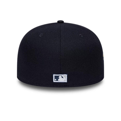 Pictured is this MLB Sidepatch New York Yankees 59FIFTY Fitted cap in navy. 7