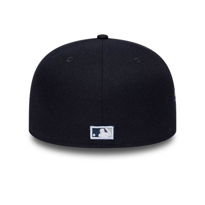 Pictured is this MLB Sidepatch New York Yankees 59FIFTY Fitted cap in navy. 7