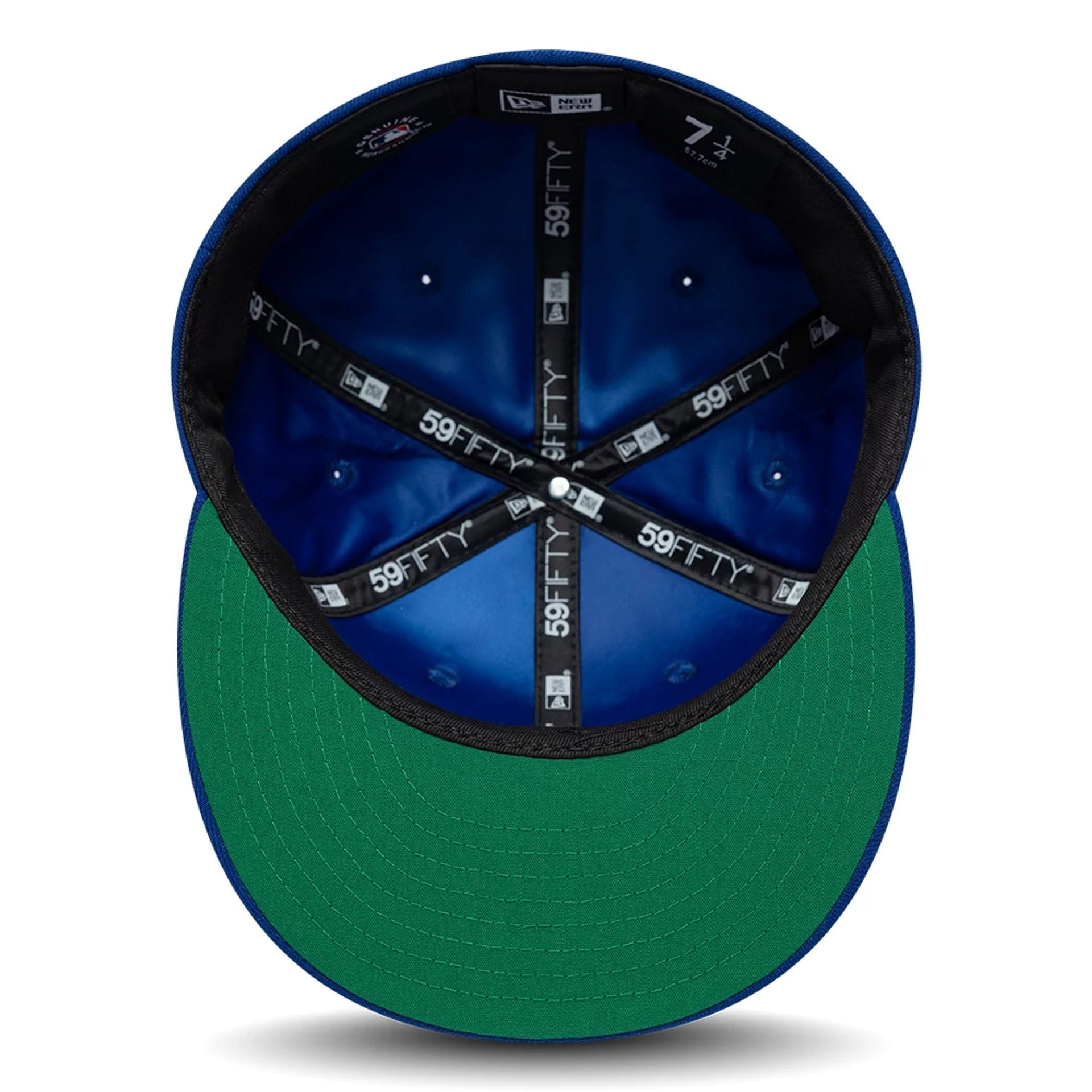 Pictured is this MLB Sidepatch New York Mets 59FIFTY Fitted cap in blue. 2